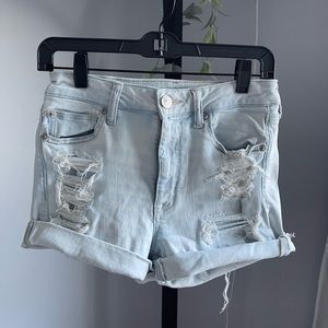 american eagle denim shorts